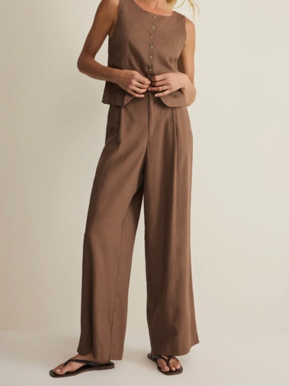 Z Supply Overlook Linen Pant - Picture 2 of 3